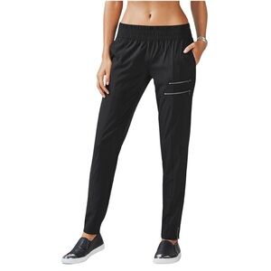 Fabletics Women's Yumiko Jogger Pants Stretch Comfy Sporty sz XL  Black